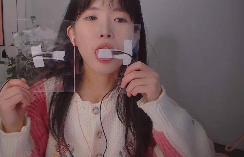 芝麻对辣 ASMR 对着小麦又亲又舔 近距离舔屏