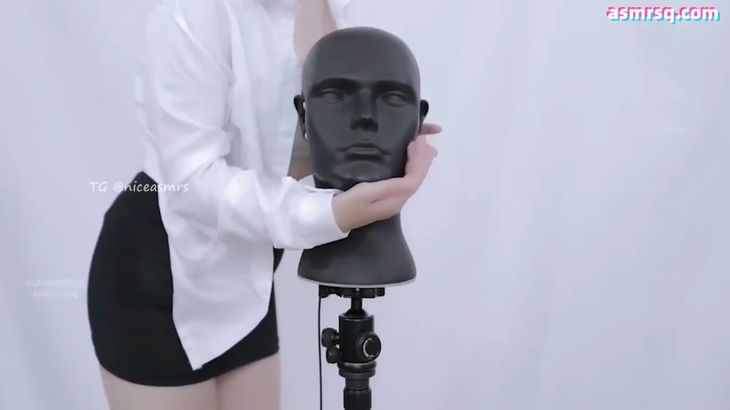 mimi ASMR在线视频:头部按摩与耳部放松助眠体验