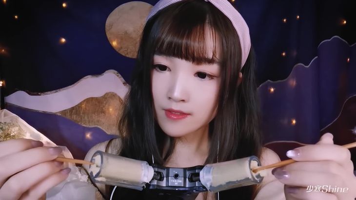 少寒Shine ASMR助眠视频在线播放:沉浸式耳语与猫系治愈直播