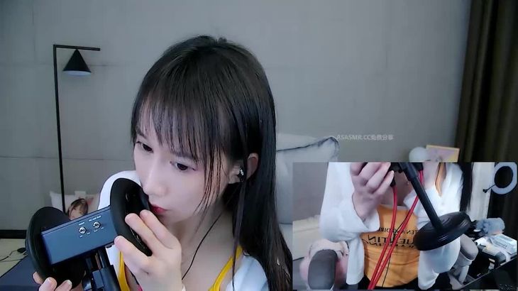 阿稀稀大魔王ASMR视频在线观看:双机位口腔音与沉浸式耳朵按摩