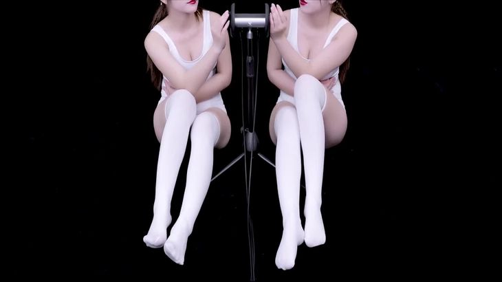 晓晓小UP ASMR双人舔耳在线播放，沉浸式助眠体验